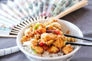 Kung Pao Chicken with Basmati Rice