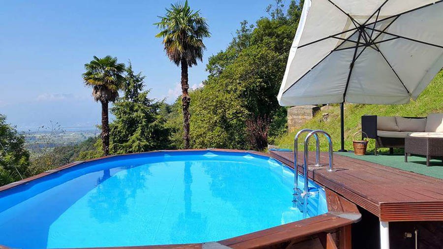 Tenuta Casa Cima, Guesthouse am Poolbereich