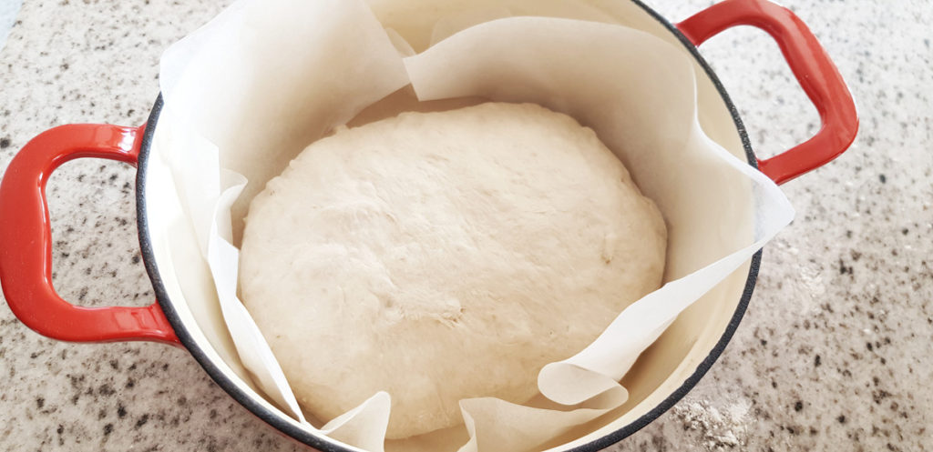 Bread Dough for a Walnut Bread