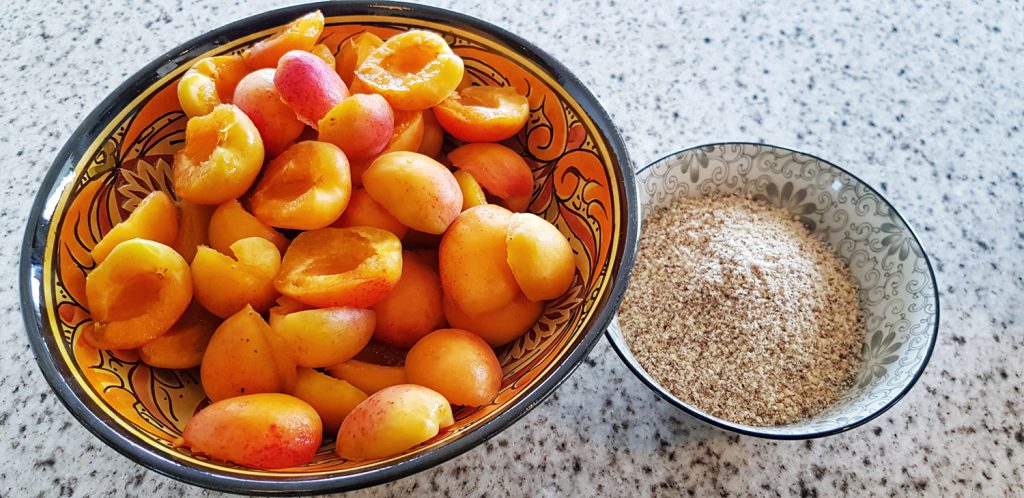 Glazed Apricot Hazelnut Cake Recipe
