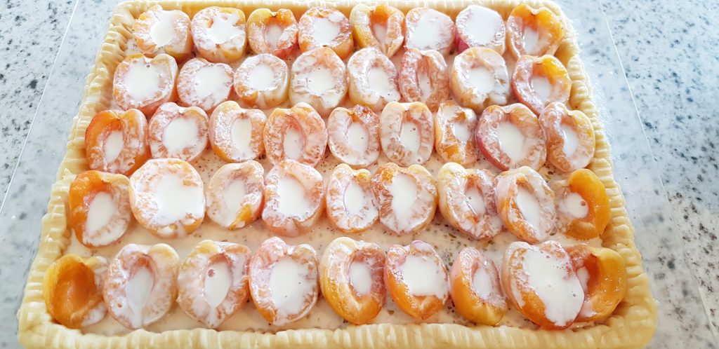 Glazed Apricot Hazelnut Cake Recipe