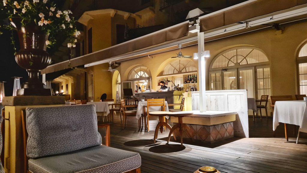 Grand Hotel Fasano, Gardone Riviera, Lago di Garda, on the terrace