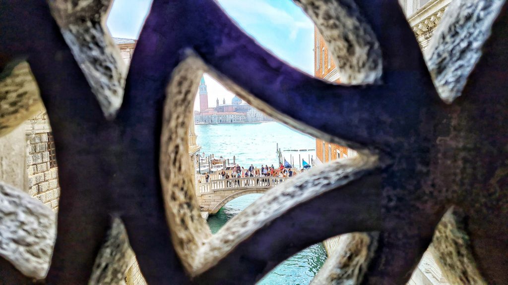 Doge's Palace, Venice, View from the Bridge of Sighs