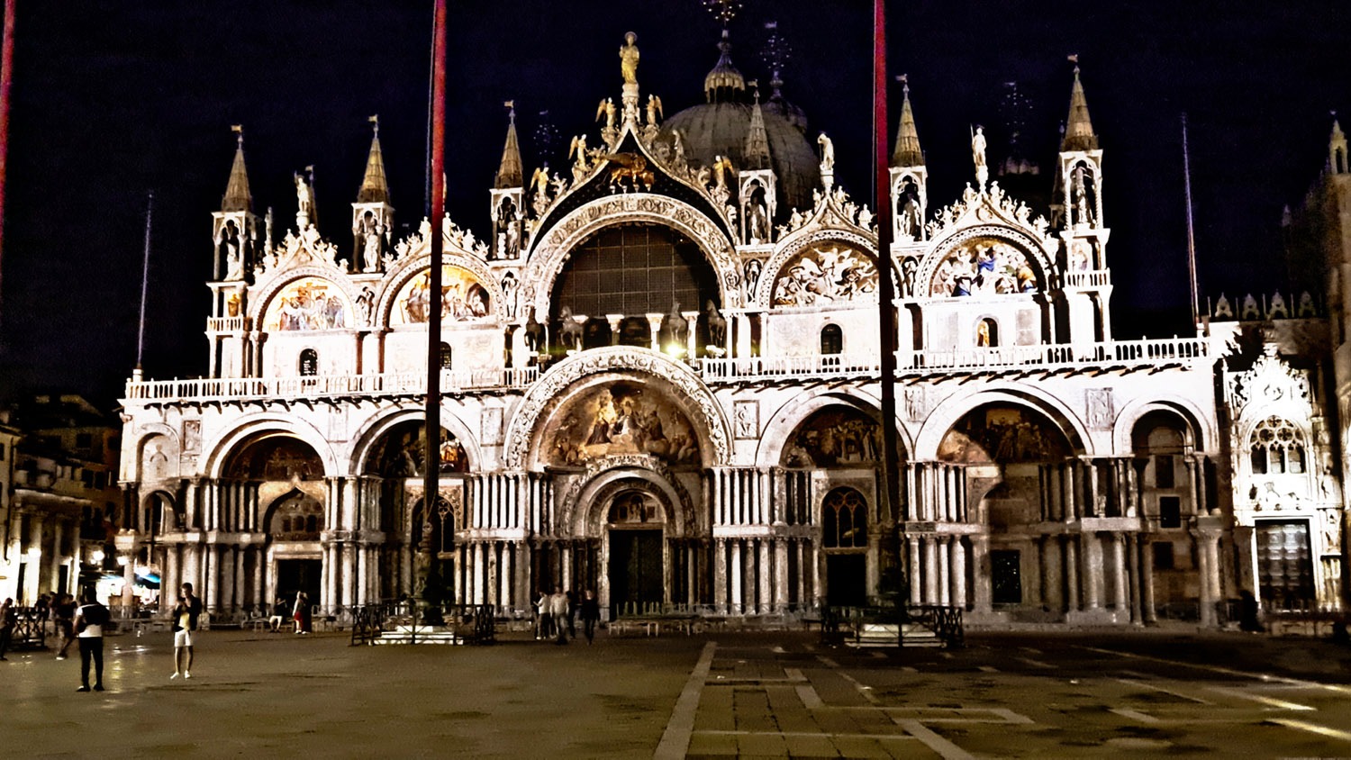 Basilica di San Marco, Venedig bei Nacht