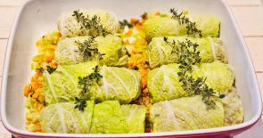 French Stuffed & Braised Cabbage Rolls