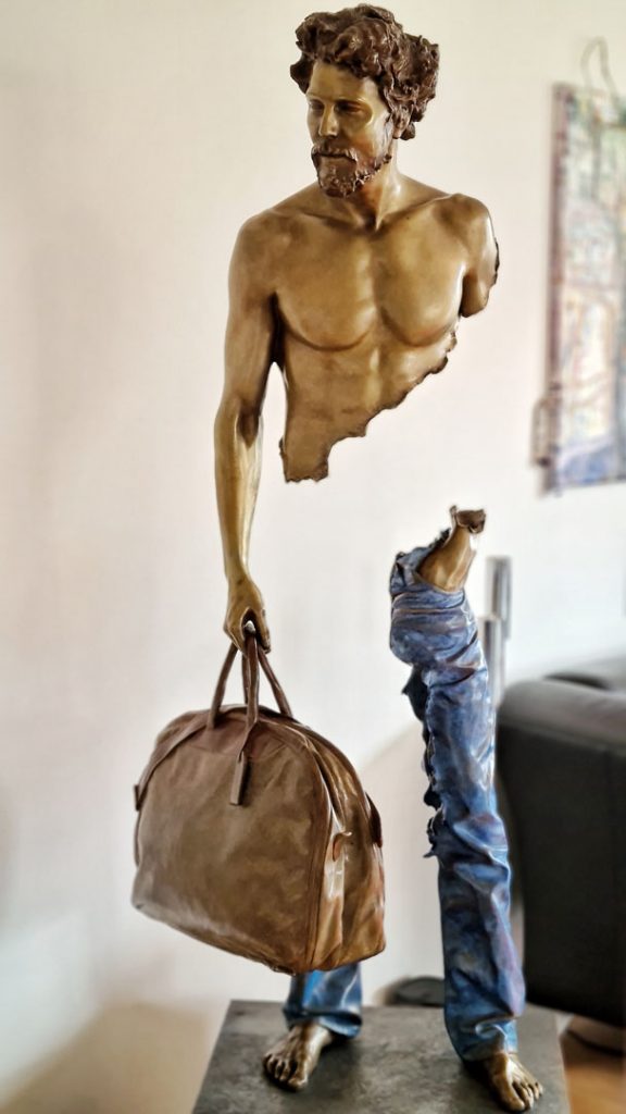 Bruno Catalano Unvollständige Bronze-Skulpturen